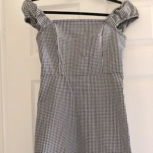Black and White Gingham Sun Dress - 3/$15